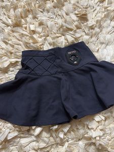 Cute Dark Skirt with Embellishment