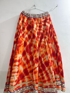 Tie-Dye Lehenga Choli Set