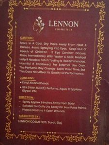 Lennon Cosmetics Aethelian Eau de Parfum