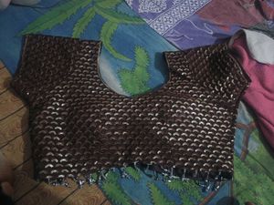 New Brown Sequin Blouse