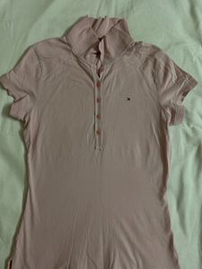 Tommy Hilfiger Pastel Pink Polo Shirt - Women