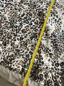 Stylish Leopard Print Wrap Skirt
