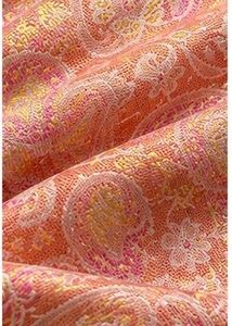 Elegant Pink Brocade Blouse