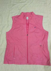 Pink Sleeveless Jacket