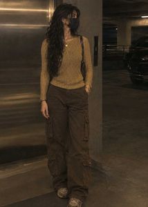 tan knitted pullover