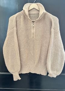 Cozy Knit Half-Zip Sweater