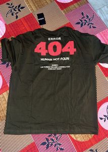 SHEIN "404" Graphic T-Shirt