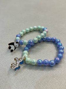 Cute Panda & Unicorn Beaded Bracelets