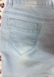 Light Blue Denim Shorts