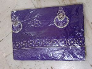 Embroidered Kurta Set with Dupatta (unstitched)