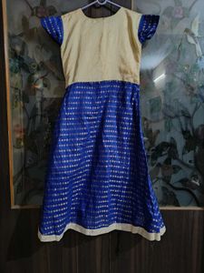 Blue &amp; Gold Indian Kurta