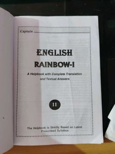 Captain Rainbow Part-I Class XI Textbook