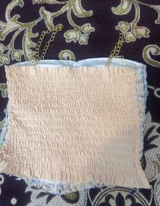 Chic Tweed Chain Strap Crop Top