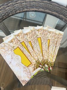 Set of 10 Printed Paper Envelopes