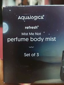 Aqualogica Perfume Body Mist Set of 3 and 1 more