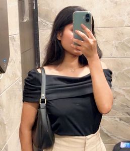 Chic Black Off-Shoulder Top