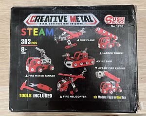 Creative Metal Construction Building Toy Set