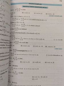MCQs in Mathematics Class XI by R.D. Sharma