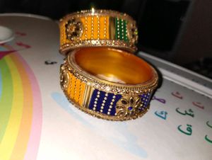 Colorful Beaded Bangles