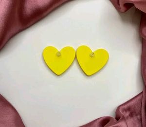 Heart Shape Earings ❤️🌈