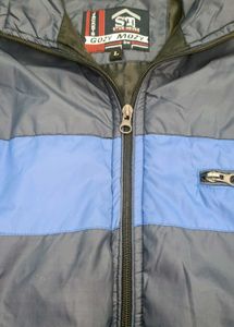 Retro Colorblock Puffer Jacket