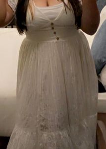 Boho White Maxi Dress