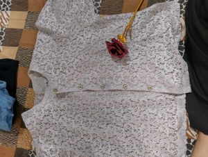 Elegant Lace Kurta Top
