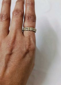 Necklace with Sparkling Ring