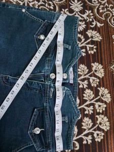 High Waisted Blue Denim Jeans