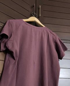 Lango Women Muave Graphic Tee