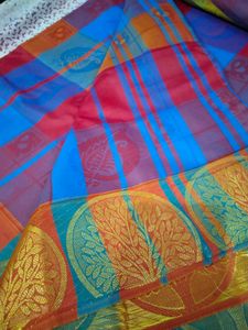 Beautiful Silk Saree With Blouse Pc