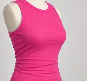 Vibrant Pink Sleeveless Tank Top
