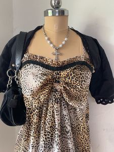 Leopard Print Mini Dress