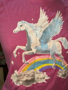 Pink Unicorn Graphic Tee