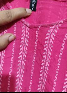Rose Color Kaftan Kurta For 38 Bust
