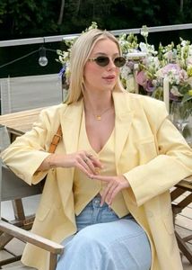 Chic Yellow Blazer