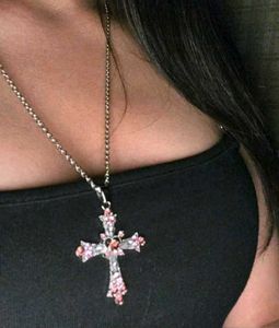 Sparkling Cross Pendant Necklace