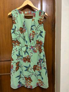 Floral Print A-Line Dress
