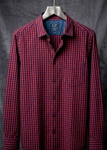 Louis Philippe Premium Men's Checkered Casual Shir
