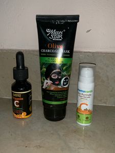 Combo Offer😍🔥3 in 1. Face Serum,Face Mask