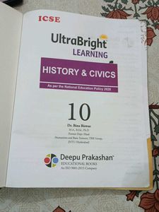 ICSE History & Civics Class 10 Book