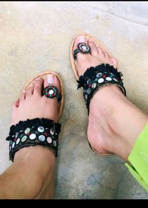 mirror work flip flop