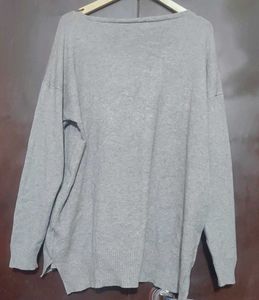 Grey⭐Star Embellished Winter Top For 46 Bust
