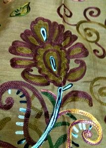 Embroidery Work Saree With Blouse