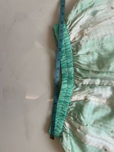 Mint green Palazzo Pants with Dupatta