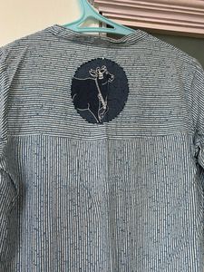 Striped Blue Tunic Top kurta