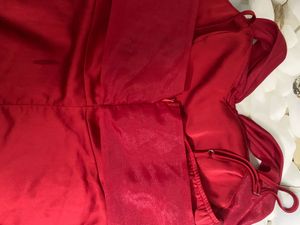 Savana elegant Red Off-Shoulder  Dress