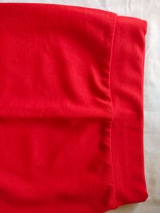 Vibrant Red Mini Skirt