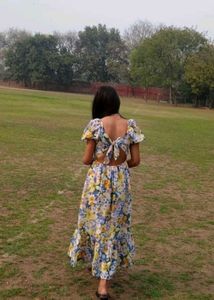 Floral Print Midi Dress
