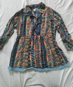 Multicolored cute Top
